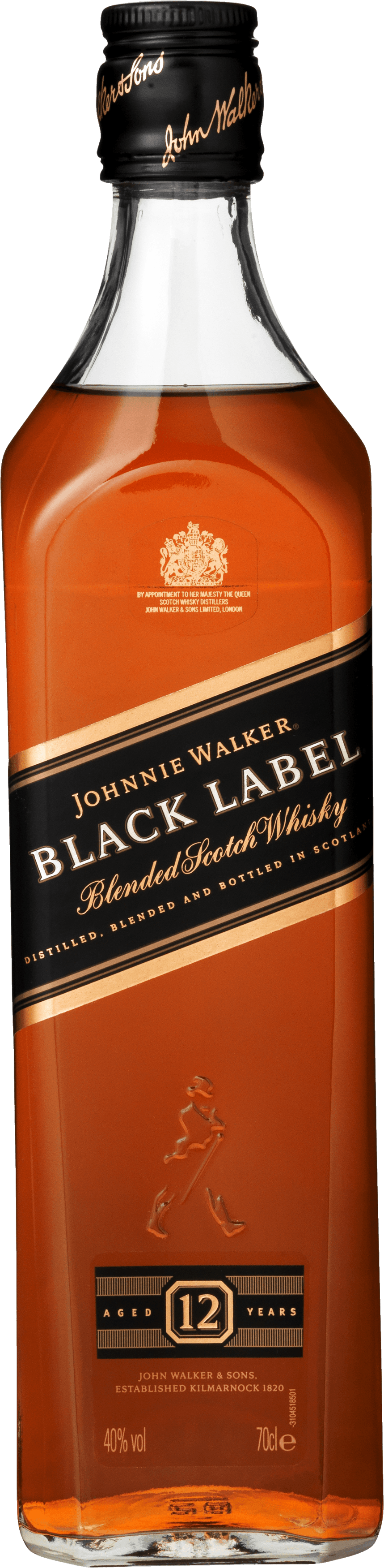 Johnnie Walker Black Label 12 års Blended Scotch Whisky – Bevco