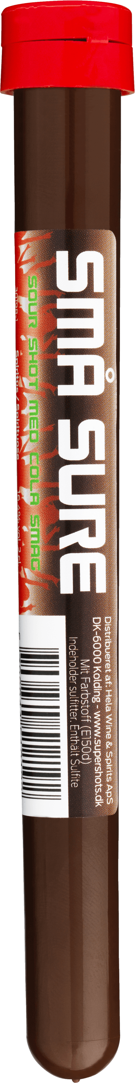 SMÅ SURE Sour Cola Shotsrör – Bevco